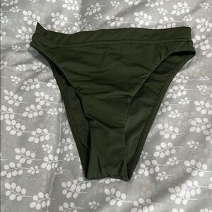 Victoria's Secret Dark Green Bikini Bottom